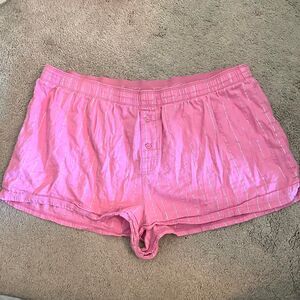 Victoria Secret PINK cotton blend pajama shorts - size XL